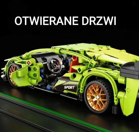 Klocki Technic auto sportowe Lamborgini 464 szt z napędem