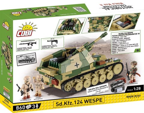 Klocki SD.KFZ.124 Wespe 860 klocków