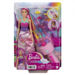 *Barbie Dreamtopia Ksiez niczka Zakrecone pasemka