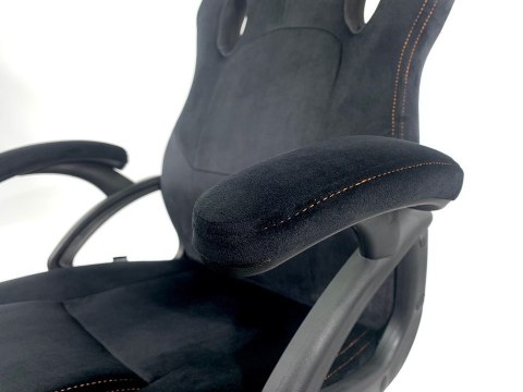 .Fotel obrotowy do biurka CARRERA M ALCANTARA BLACK II GATUNEK