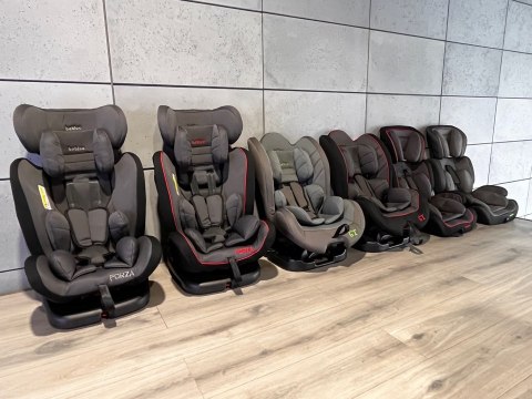 Fotelik samochodowy ISOFIX 360 FORZA RED 0-36 kg uniwersalny