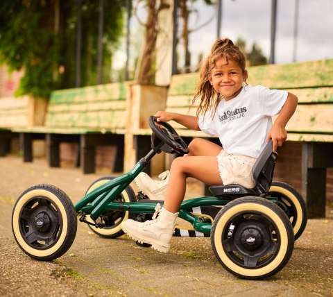 BERG Gokart Na Pedały Buddy Retro Green do 50 kg