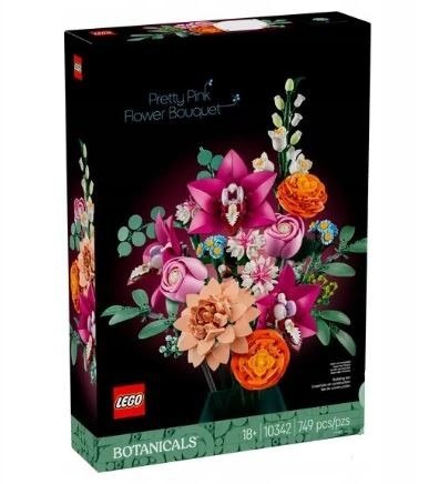 Klocki Botanicals 10342 Piękny bukiet różowych kwiatów