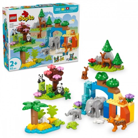 Klocki DUPLO 10446 Rodziny dzikich zwierząt 3 w 1