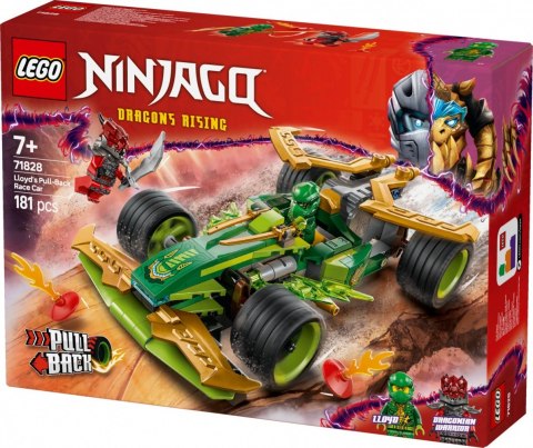 Klocki Ninjago 71828 Samochód wyścigowy Lloyda z napędem typu pull-back