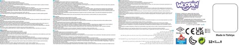 WOOPIE Jeździk 4w1 Sorter Pchacz Chodzik + Klakson Schowek