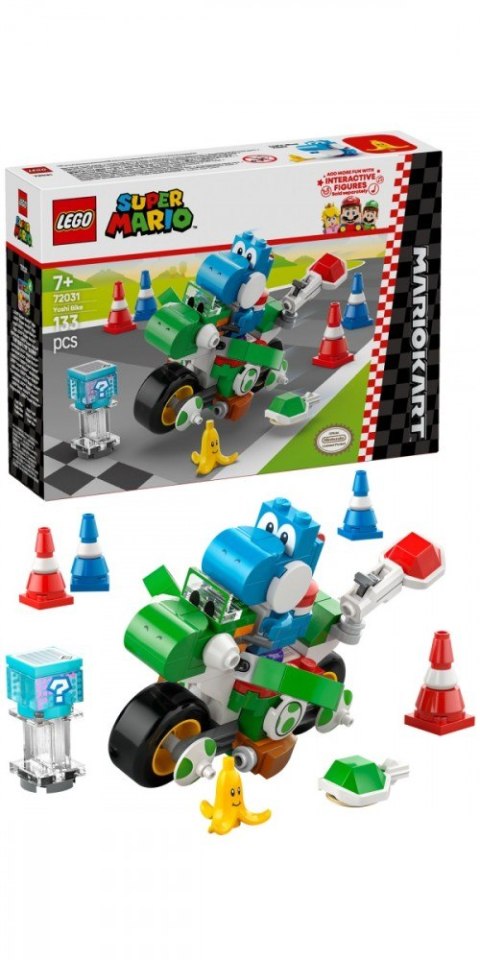 Klocki Super Mario 72031 Mario Kart - Yoshi Bike