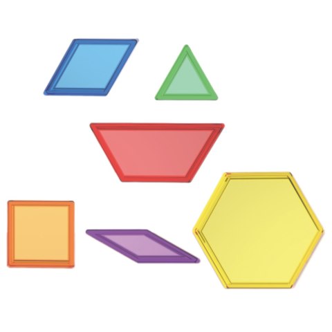 MASTERKIDZ Zestaw Klocki Montessori Tangram Mozaika 140 el.