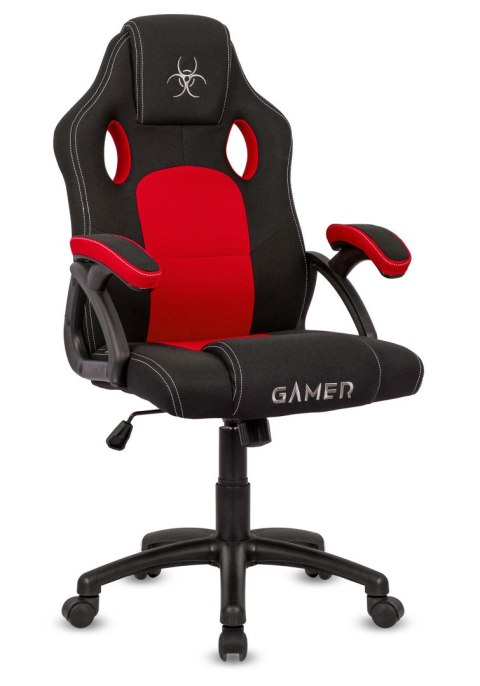 .Fotel obrotowyCARRERA M RED FABRIC GAMER outlet