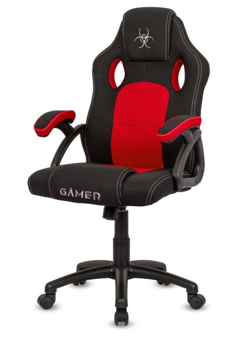 .Fotel obrotowyCARRERA M RED FABRIC GAMER outlet