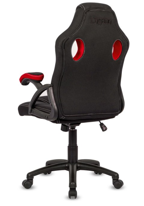 .Fotel obrotowyCARRERA M RED FABRIC GAMER outlet