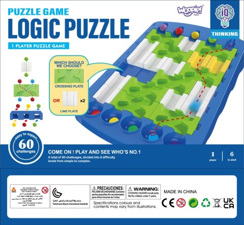 WOOPIE Gra Strategiczna Trening Mózgu "Labirynt Logiczny"