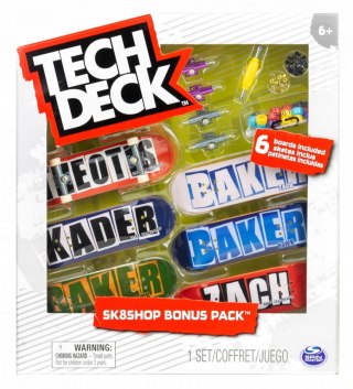 Zestaw 6 deskorolek Tech Deck Baker