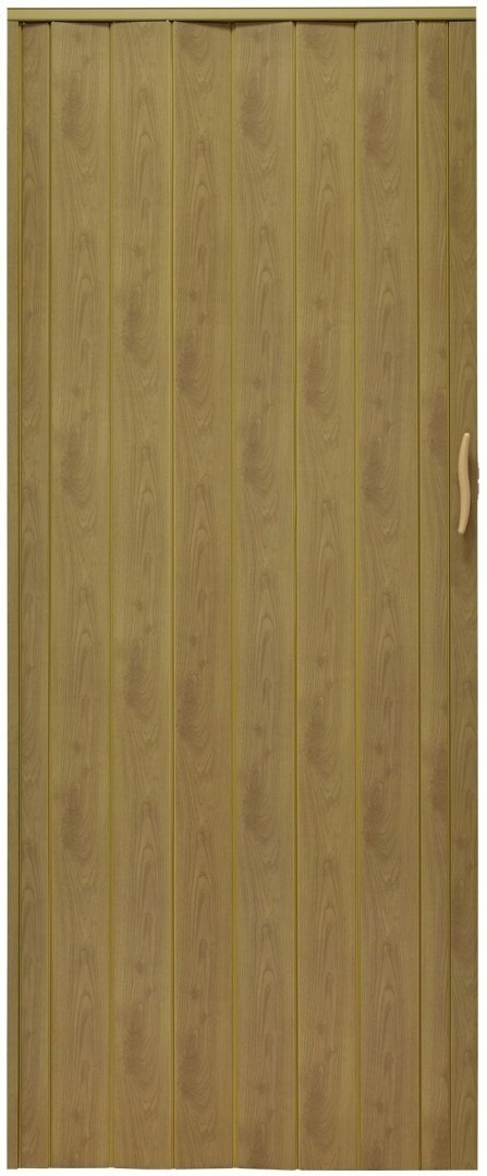 Drzwi harmonijkowe 001P JASNY DĄB MAT G - 100 cm