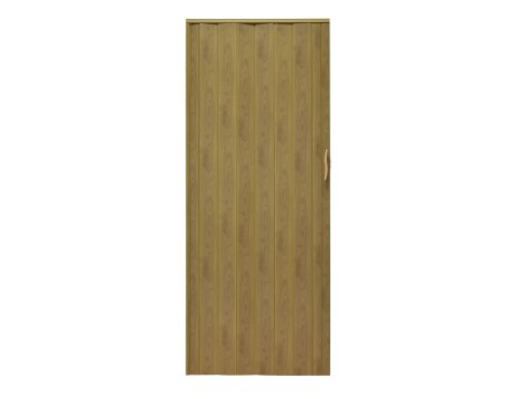 Drzwi harmonijkowe 001P JASNY DĄB MAT G - 100 cm