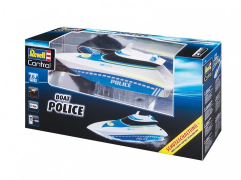 Motorówka zdalnie sterowana RC Boat Police Policja