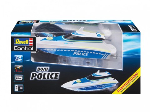 Motorówka zdalnie sterowana RC Boat Police Policja