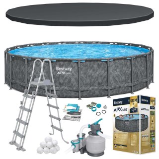 Basen ogrodowy stelażowy 610 x 132 cm 11w1 Bestway 561KE