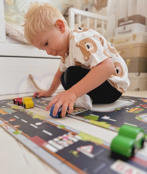 WOOPIE GREEN Droga Puzzle dla Dzieci Autostrada Makieta 21 el. Certyfikat FSC