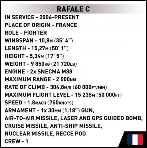 Klocki Rafale C 551 klocków