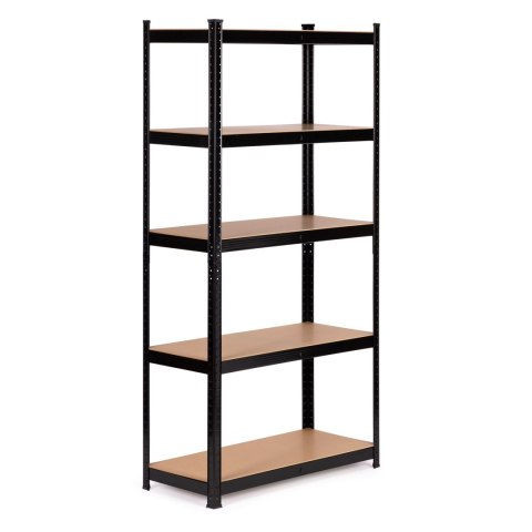Regał metalowy magazynowy 180x90x40 cm do garażu piwnicy 5 półek 875 kg ModernHome
