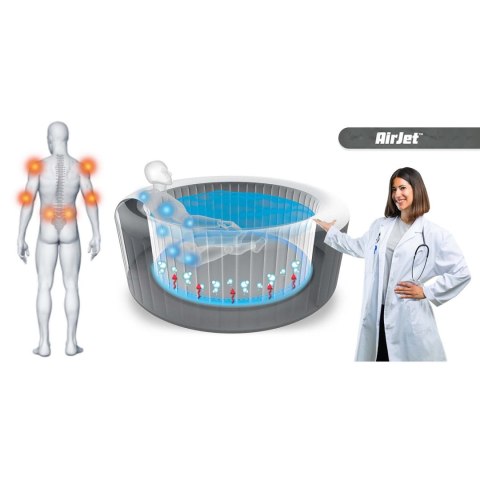 Dmuchane SPA Lay-Z Boracay 4 osobowe Bestway 60175