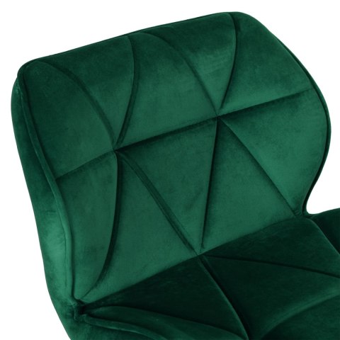Hoker barowy Grappo Black ciemnozielony Velvet
