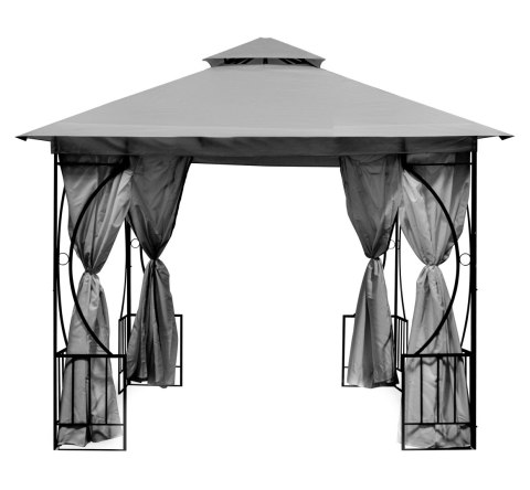 Namiot pawilon ogrodowy 2w1 ścianki moskitiera 3x3 m MultiGarden