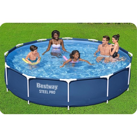 Basen ogrodowy stelażowy 366 x 76 cm zestaw 7w1 Bestway 56681