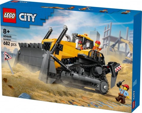 Klocki City 60466 Żółty buldożer z ładowarką