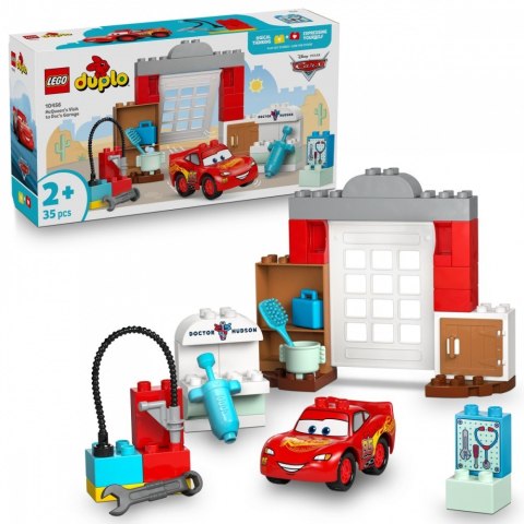 Klocki DUPLO Disney 10456 Wizyta McQueena w warsztacie Wójta