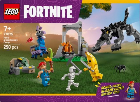 Klocki Fortnite 77075 Skórek i Iskra oraz obóz