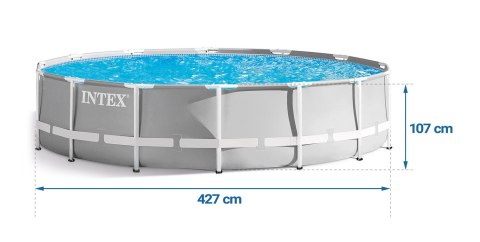 Basen ogrodowy stelażowy 427 x 107 cm 12w1 INTEX 26720GN Basen ogrodowy stelażowy 427 x 107 cm 12w1 INTEX 26720GN