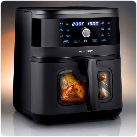 Frytkownica beztłuszczowa Air fryer Berdsen BD-661 czarna