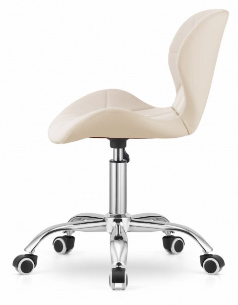 Krzesło obrotowe VASTO OFFICE PU CREAM OUTLET