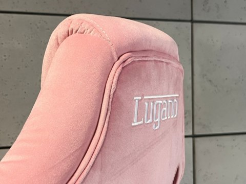 Fotel obrotowy do biurka CARRERA M ALCANTARA CARO PINK