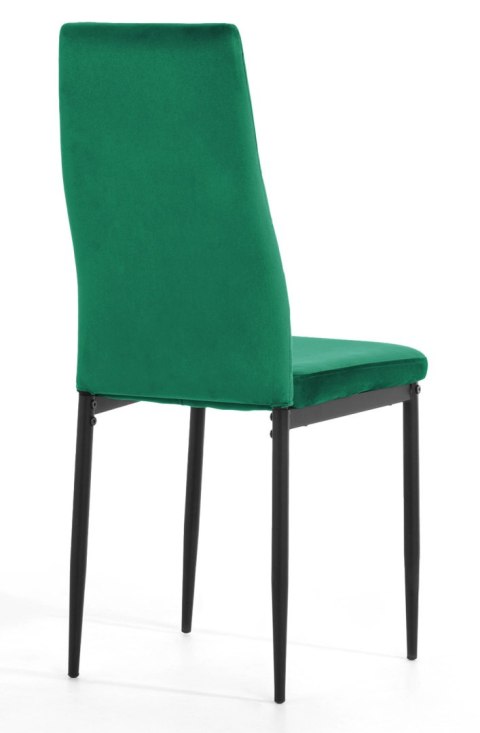 Krzesło tapicerowane VALVA CARO VELVET GREEN