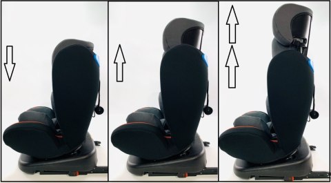 Fotelik samochodowy ISOFIX 360 GT 40-125 cm uniwersalny