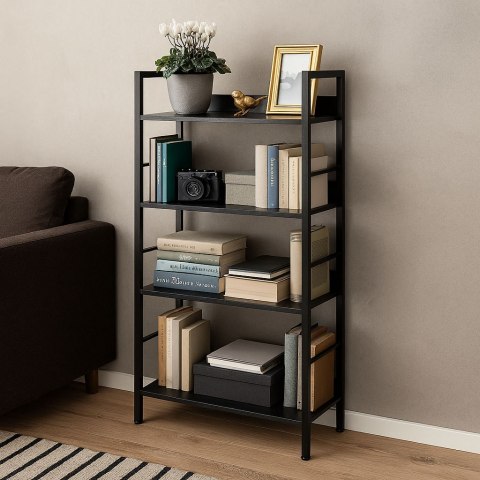 Regał industrialny loft Varberg Black