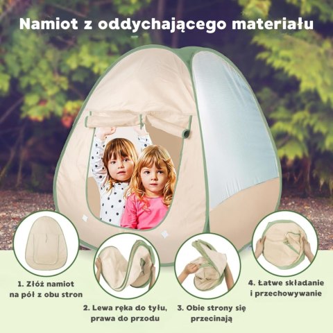 WOOPIE Zestaw Małego Odkrywcy Namiot Kempingowy XXL na Biwak 15 el.