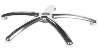 Podstawa fotela obrotowego XL metalowa CHROM 69 cm