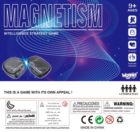 WOOPIE Gra Kamienie Magnetyczne w Sznurku 27 el.