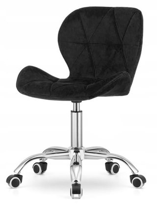 Krzesło obrotowe VASTO OFFICE VELVET BLACK GOLD
