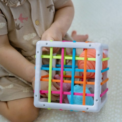 WOOPIE Elastyczna Kostka Sensoryczna Sorter dla Dzieci Zwariowane Kształty 5 el.