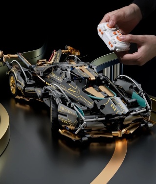 Klocki Technik 981 szt - zdalnie sterowane auto Lamborgini Grand Turismo + pilot, 36cm