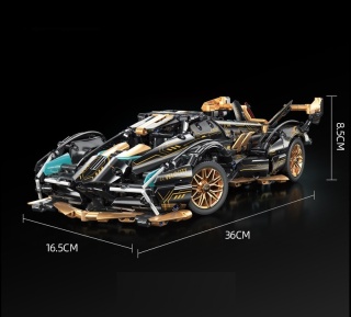 Klocki Technik 981 szt - zdalnie sterowane auto Lamborgini Grand Turismo + pilot, 36cm