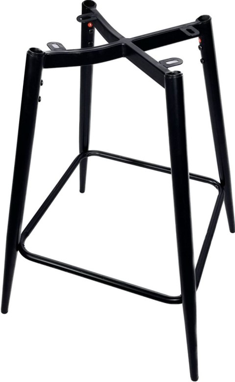 Krzesło barowe AVA GREY VELVET hoker BAR
