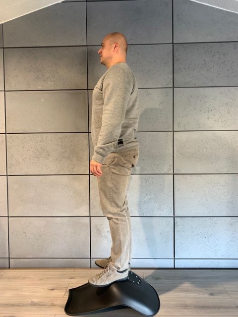 Krzesło skandynawskie MONZA HONEY BLACK FABRIC V