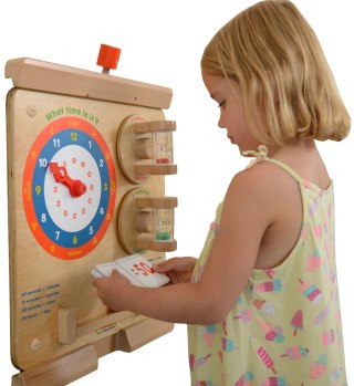 MASTERKIDZ Nauka O Czasie Czytanie Godziny - Tablica Edukacyjna