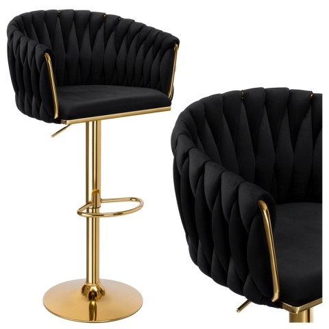 Hoker barowy Cofton Gold czarny Velvet